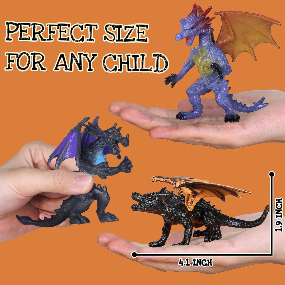 KarberDark dragons in varied poses and colors spark creative storytelling