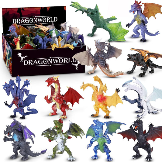 KarberDark dragon toy set gift box—perfect for easy gifting and festive display
