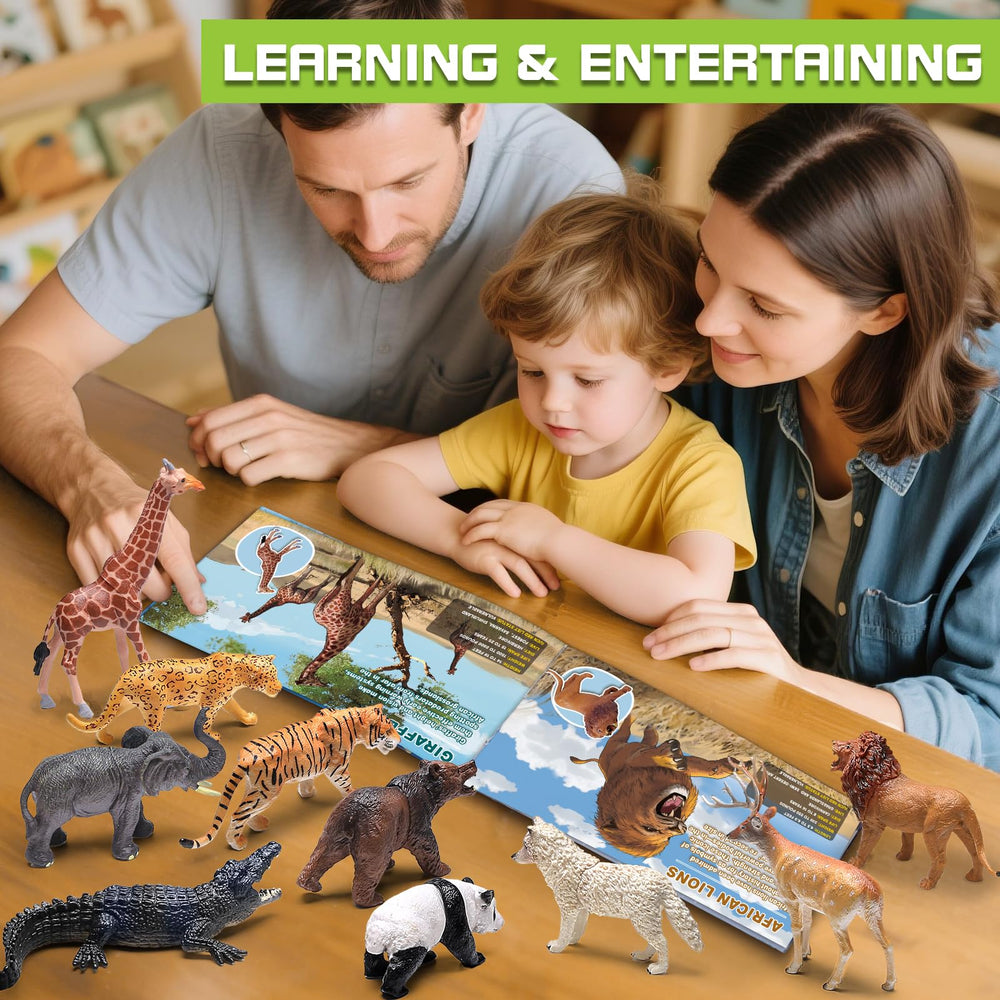 KarberDark educational booklet complements play with wildlife facts.