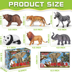 KarberDark giraffe figure supports imaginative scenes and color spotting.