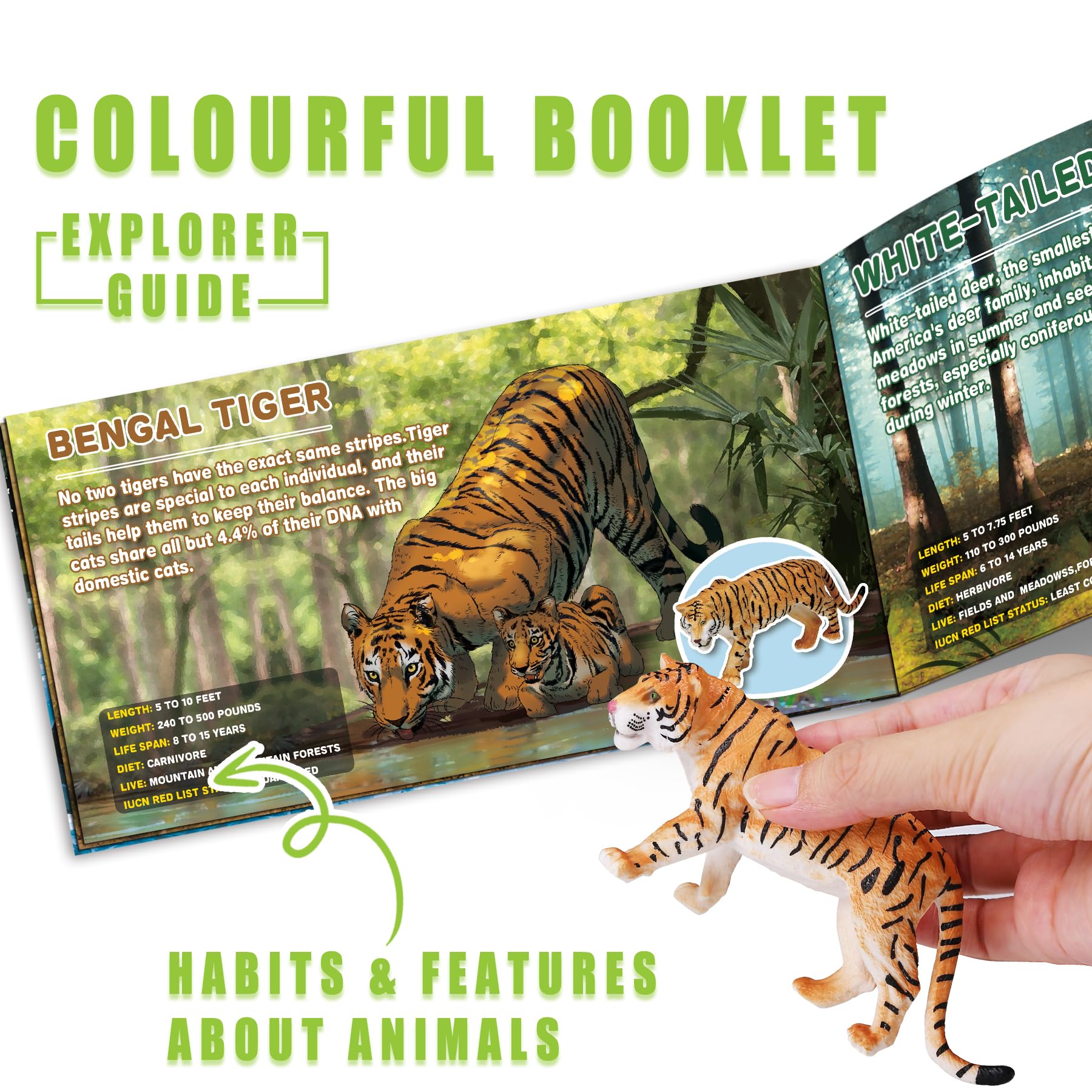 KarberDark zebra figure adds realistic patterns for engaging play.