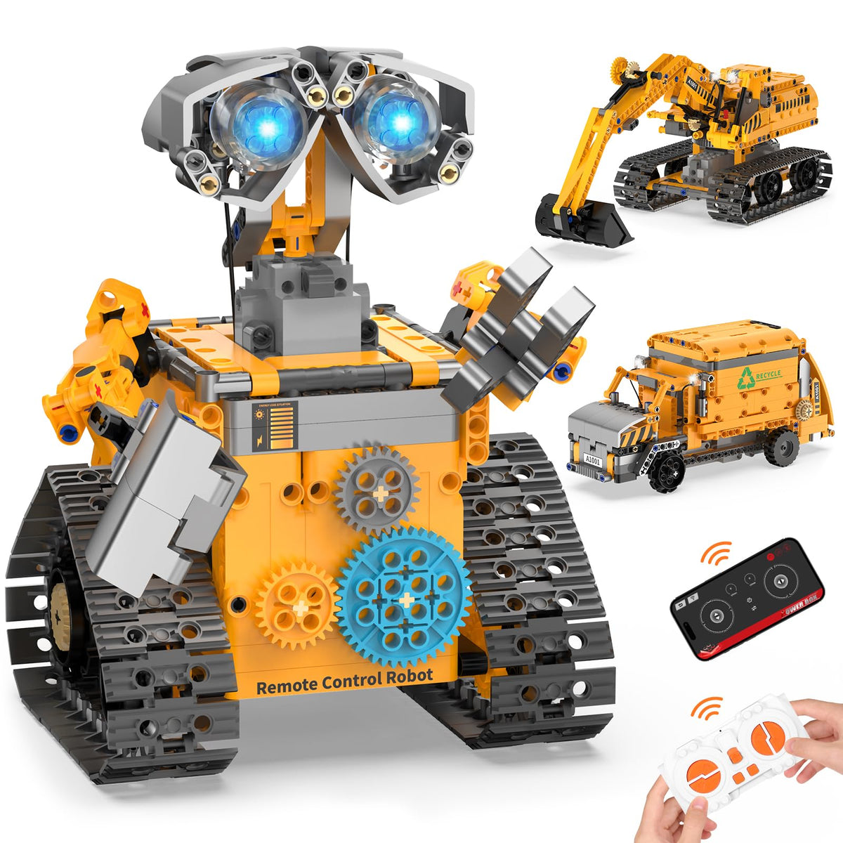 Karei robot building kit remote control robot enhances hands-on tech play and problem solving.