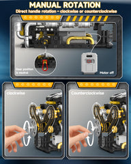 Karei V8 engine model kit manual crank mode