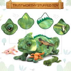 Karister bearded dragon plush pillow for relaxing neck support and cozy naps