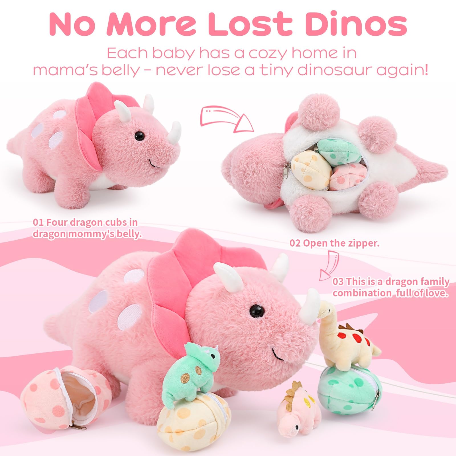 Karister dinosaur eggs vacuum packed — easy to open and fluff after unboxing.