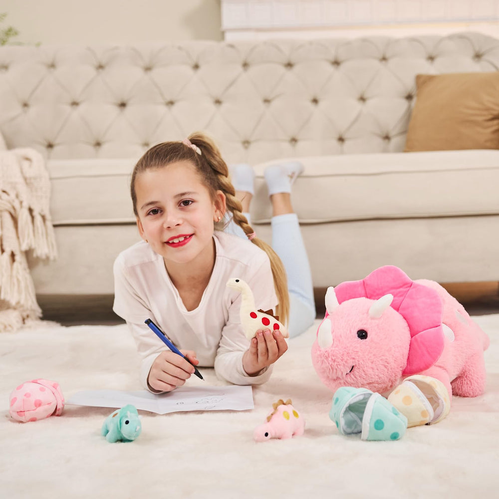 Karister diplodocus baby dino — colorful eggs spark curiosity and playtime.