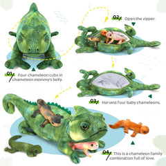 Karister lizard plush baby 1 for gentle hugs and imaginative reptile stories