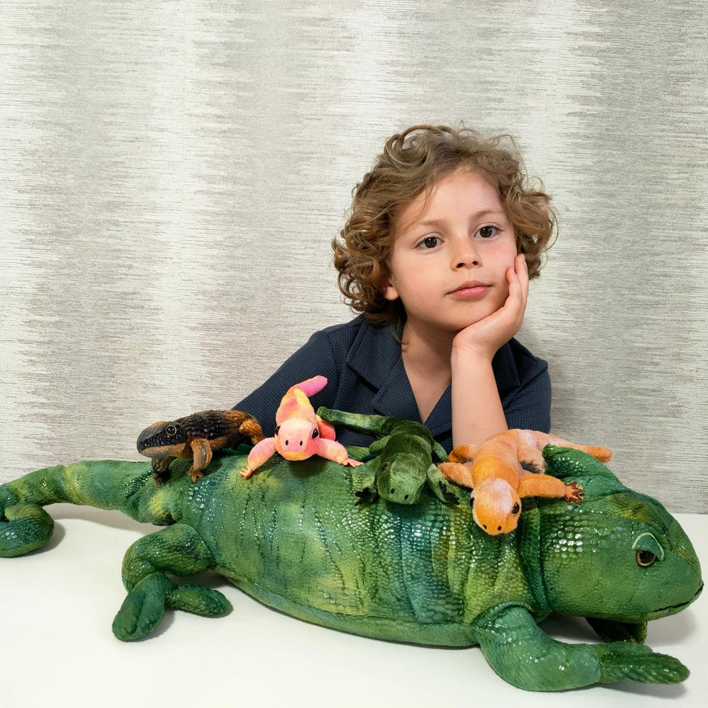 Karister lizard plush baby 4 soft reassuring nursery companion