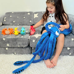 Karister ocean decor plush for kids' rooms and shelves.