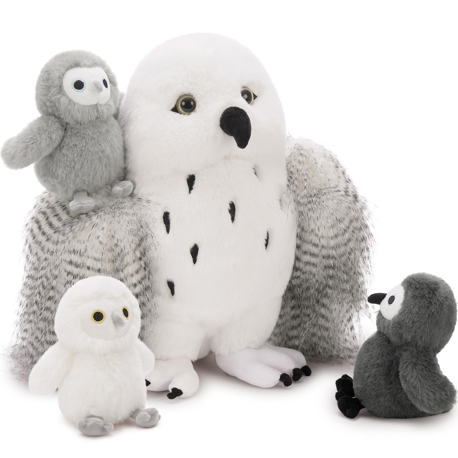 Karister owl plush makes a thoughtful holiday gift for kids.
