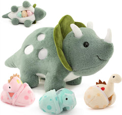 Karister Plush Dinosaur Mother Egg Set soft cuddle companion for kids.