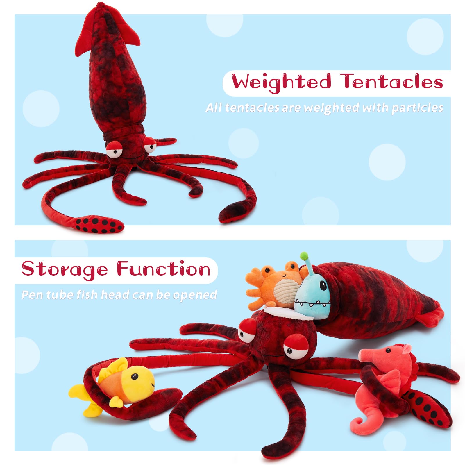 Karister seahorse plush gentle companion for bedtime comfort.