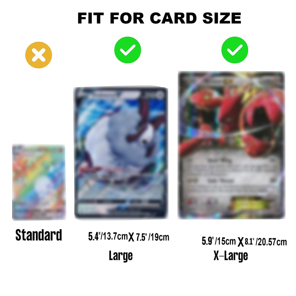 Inside view of KarlyPro binder with PP sleeves for jumbo cards