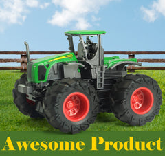 KARMOUNT farm toy tractor set with friction motor for easy, active fun.