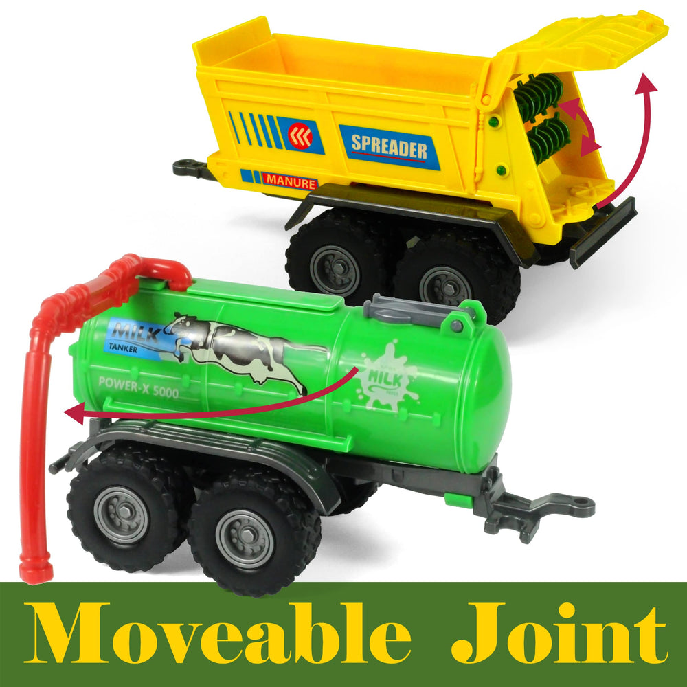 KARMOUNT farm vehicle gift set ideal for birthdays or holidays.