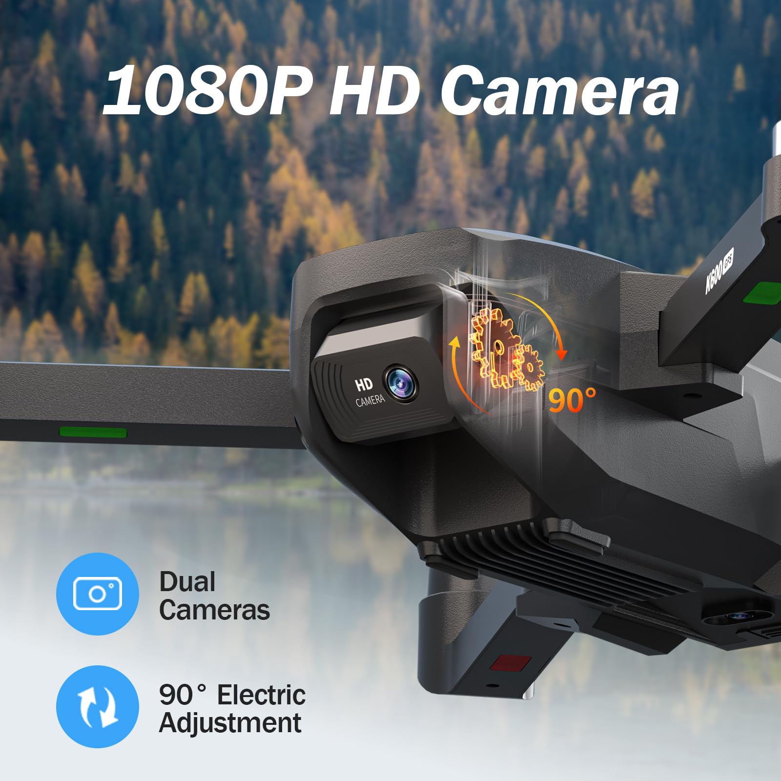 Karuisrc drone Follow Me tracks you 3–50 meters for centered footage