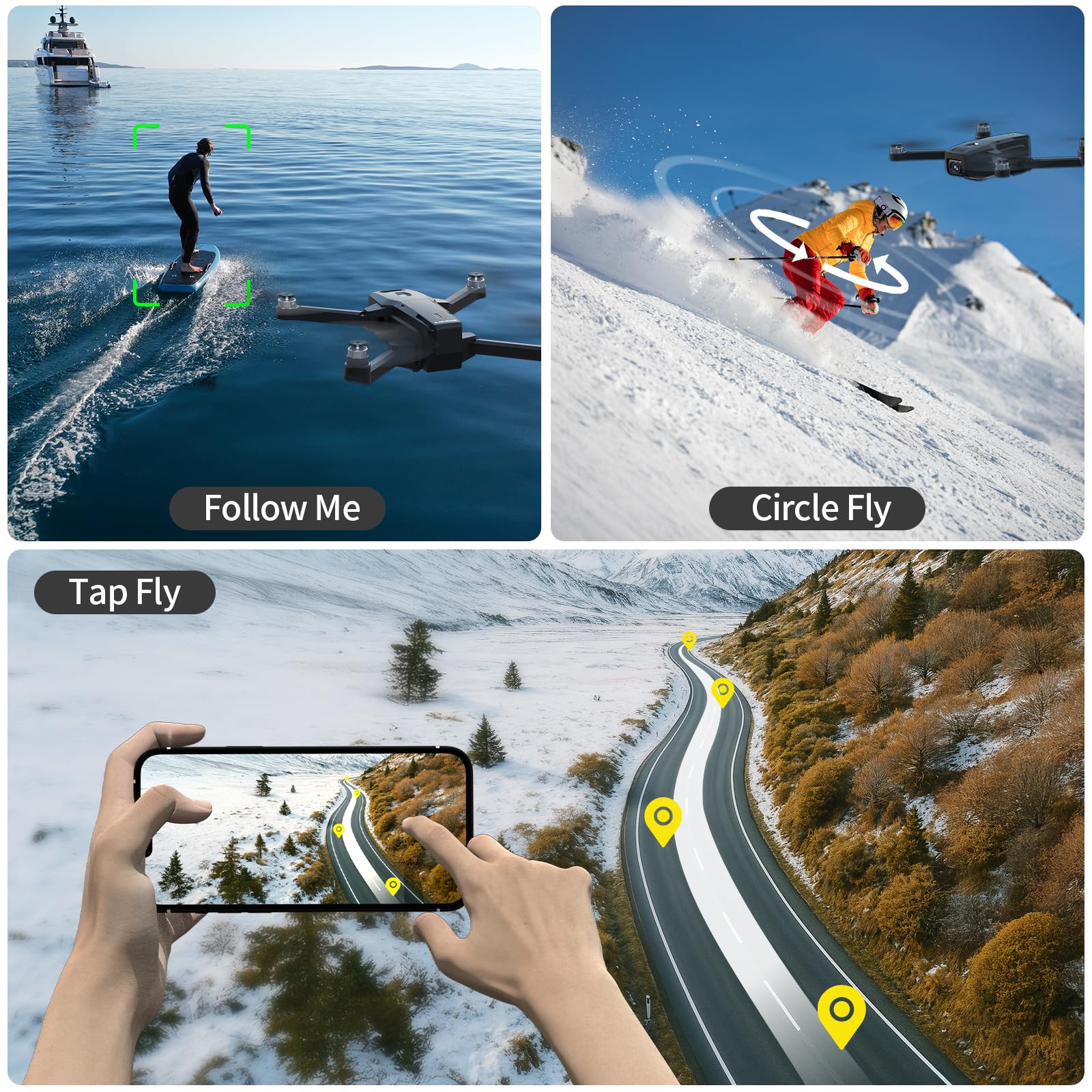 karuisrc K610 5G FPV transmission provides smooth live video.