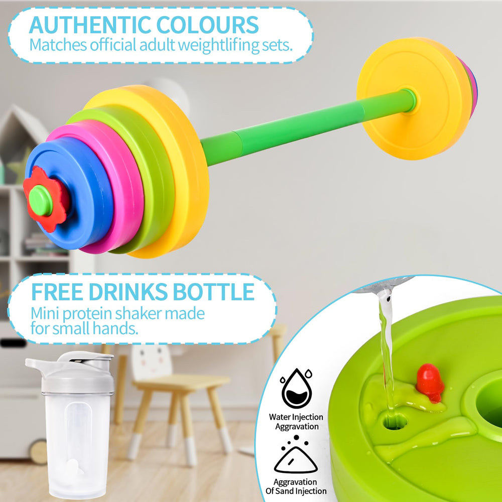 Kasebro realistic gym-style weight plates colors for immersive play
