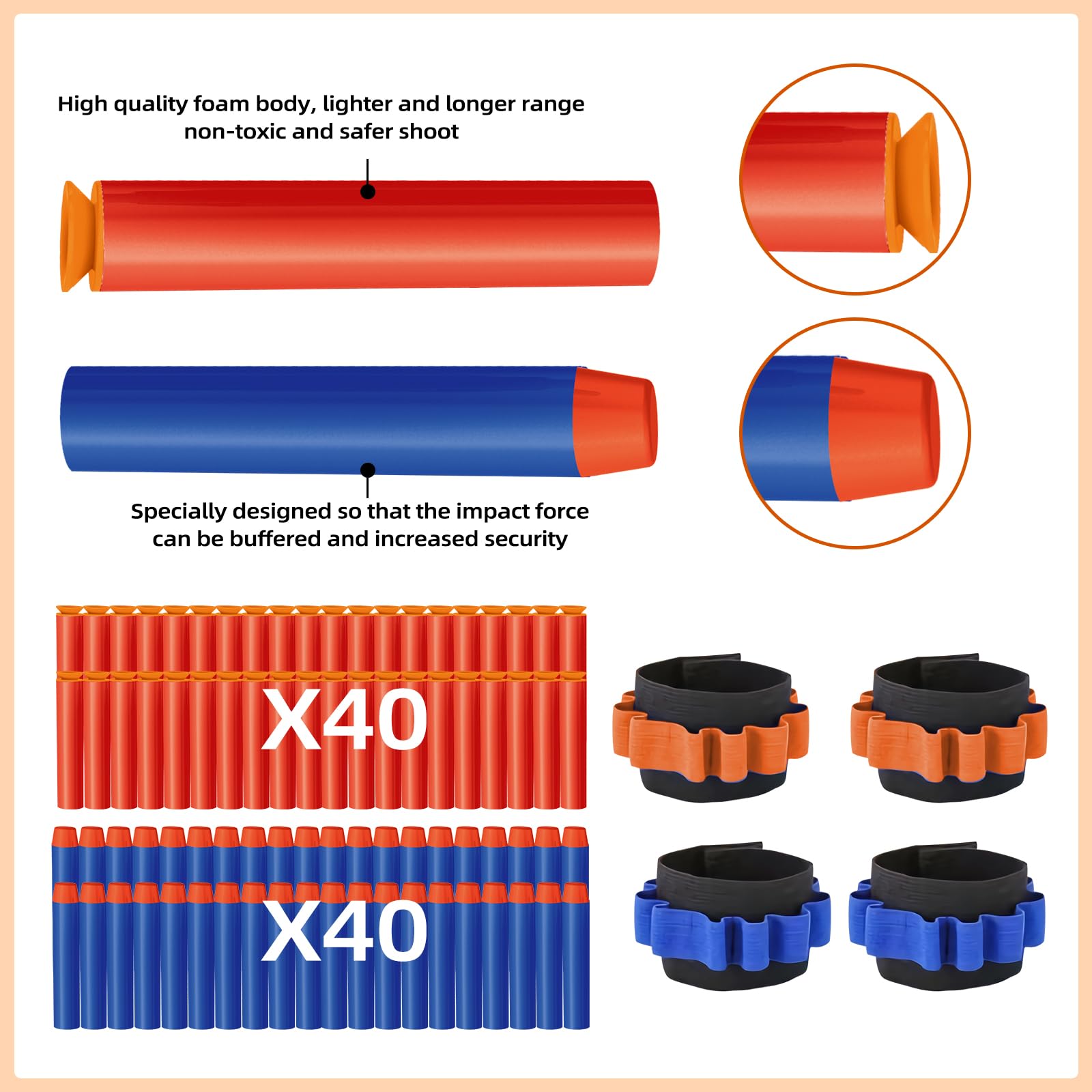 Kasebro wrist straps keep ammo organized mid-game