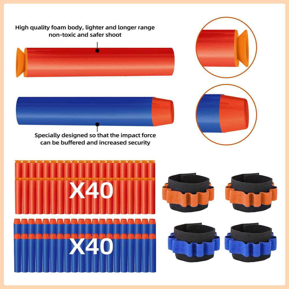 Kasebro wrist straps keep ammo organized mid-game