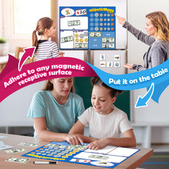 KASFALCI magnetic dimes support quick math practice during pretend shopping.