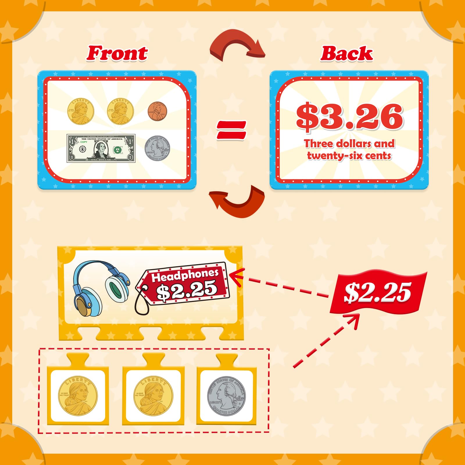 Kasfalci money activity set puzzle cards develop critical thinking and practical money skills.