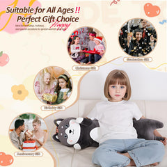 Kashabawangzi plush husky invites imaginative play and comforting hugs