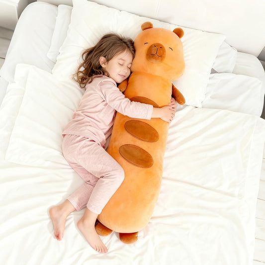 Kashabawangzi capybara body pillow 36inch for cozy hugging and plush comfort
