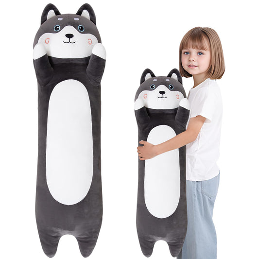 Kashabawangzi long husky plush offers a soft, comforting presence for bedtime