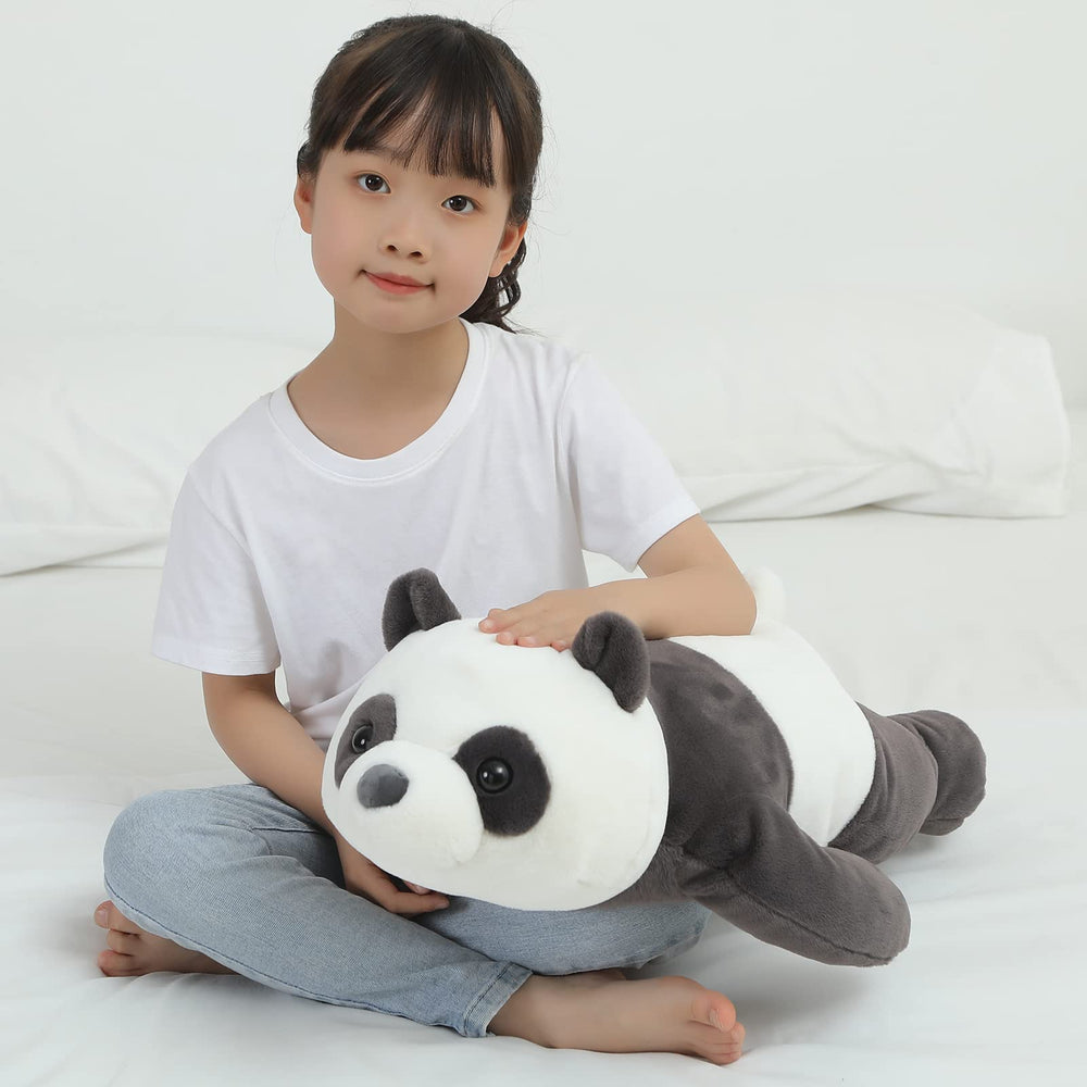 Kashabawangzi panda plush vacuum packaging showing flat-pack convenience.