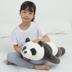 Kashabawangzi panda plush vacuum packaging showing flat-pack convenience.