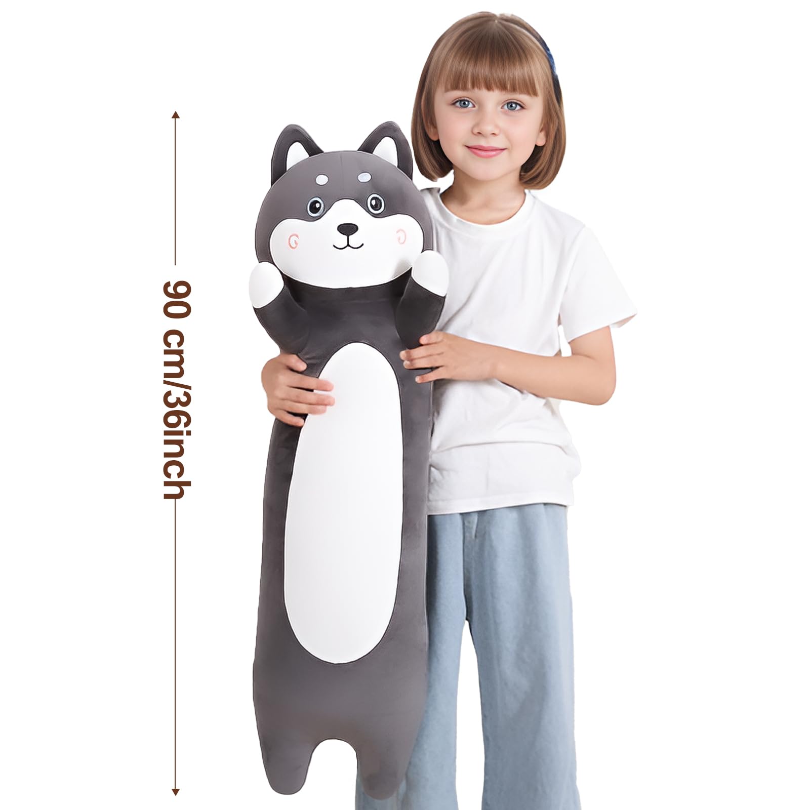 Kashabawangzi soft husky stuffed animal adds cozy playtime and decor