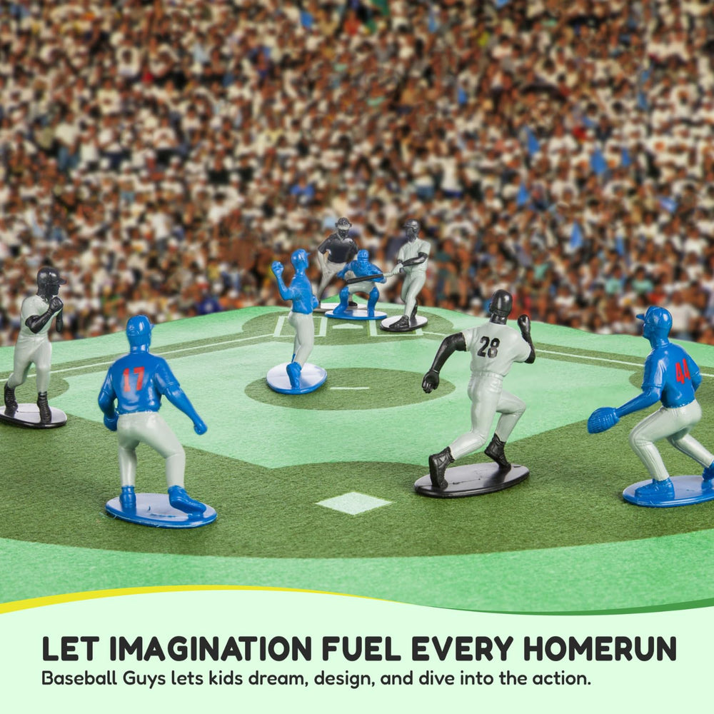 Birthday cake toppers featuring Kaskey Kids Baseball Guys for festive fun
