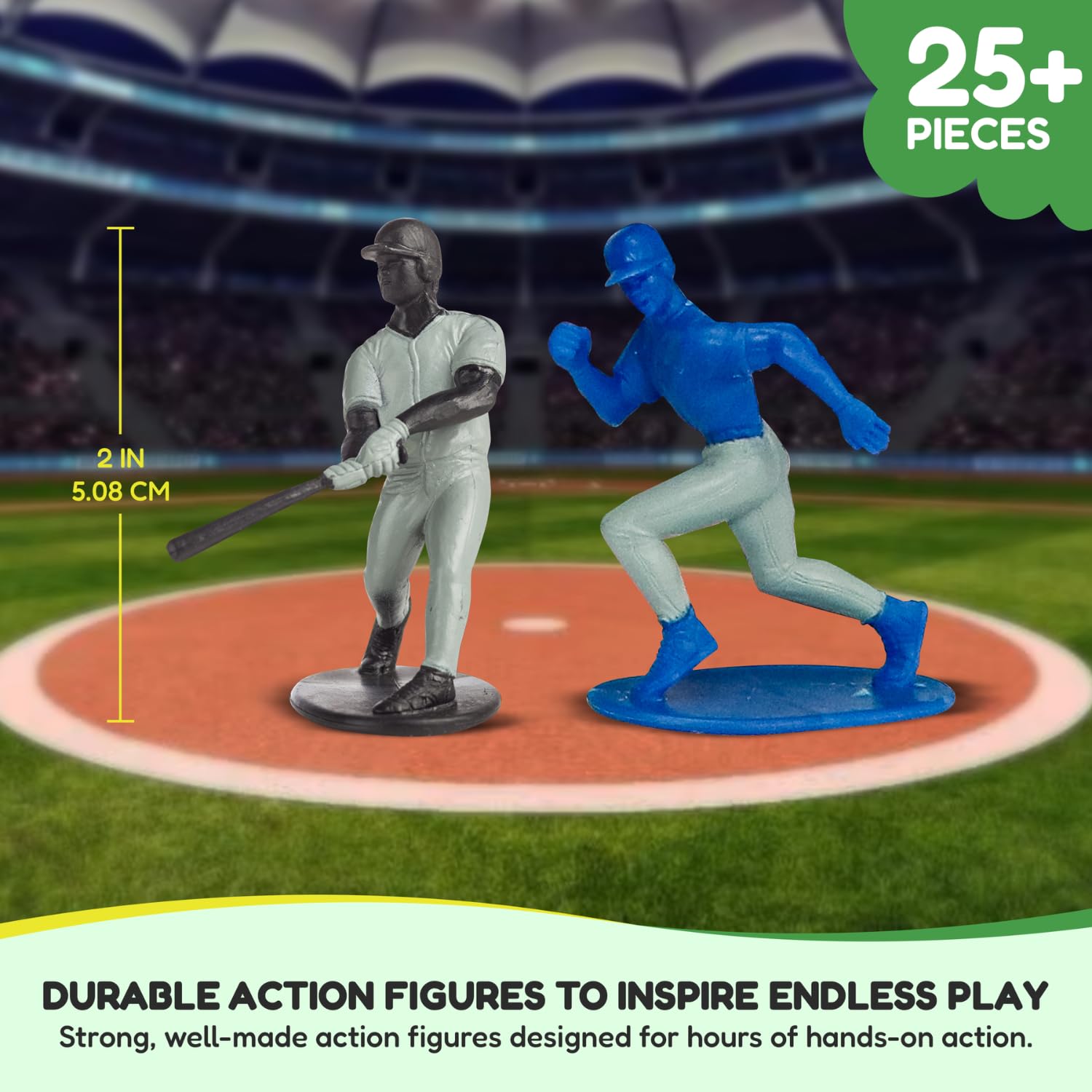 Instruction booklet with rules and strategy tips for Kaskey Kids Baseball Guys
