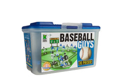 Adjustable scoreboard by Kaskey Kids Baseball Guys enhances realism