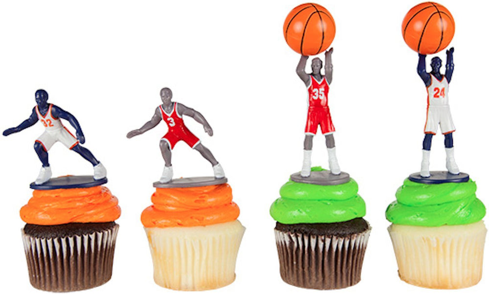 Kaskey Kids Basketball Guys party centerpiece ready for celebrations