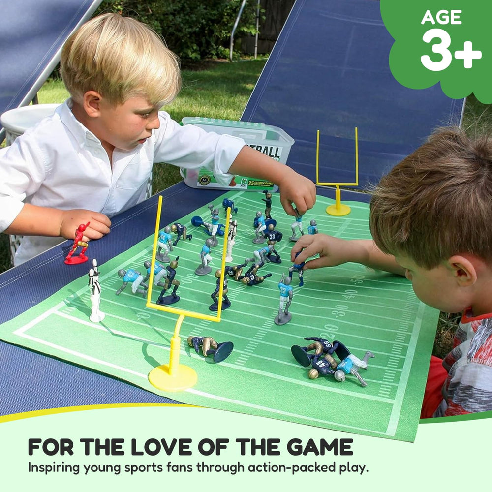 Kaskey Kids Football Guys navy-white players for team-based pretend games
