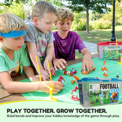 Kaskey Kids Football Guys washable field mat for quick setup