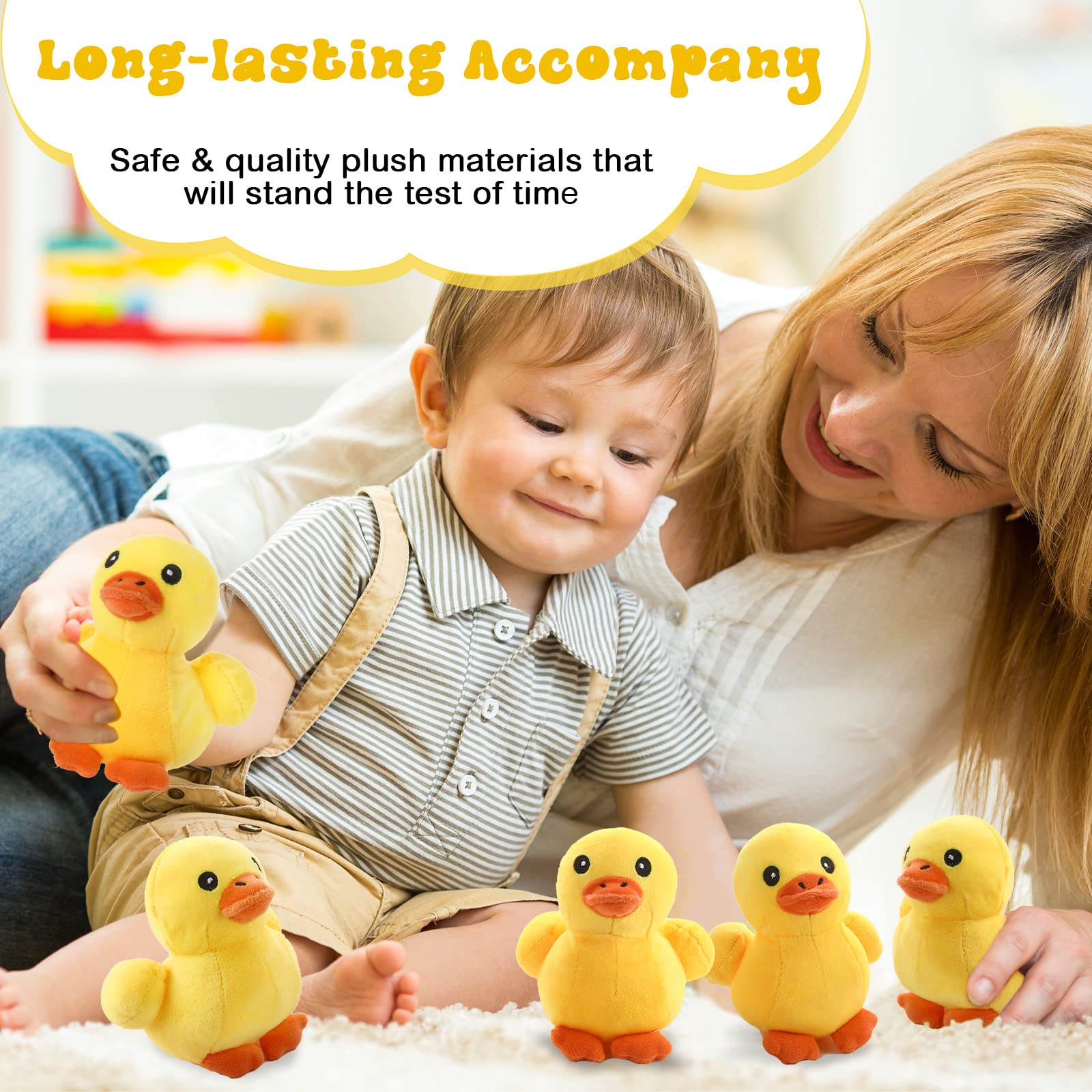 Kasyat duckling plush set ideal as a birthday gift and party decor.