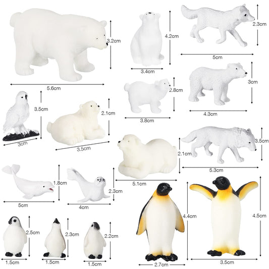 Kasyat penguin figurine ideal for shelves or cake decorations