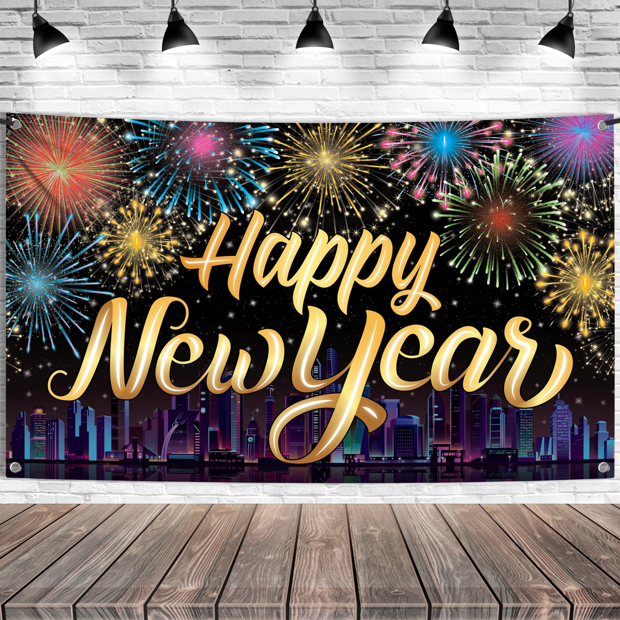 KatchOn vibrant 2026 banner brightens any New Year's Eve venue.
