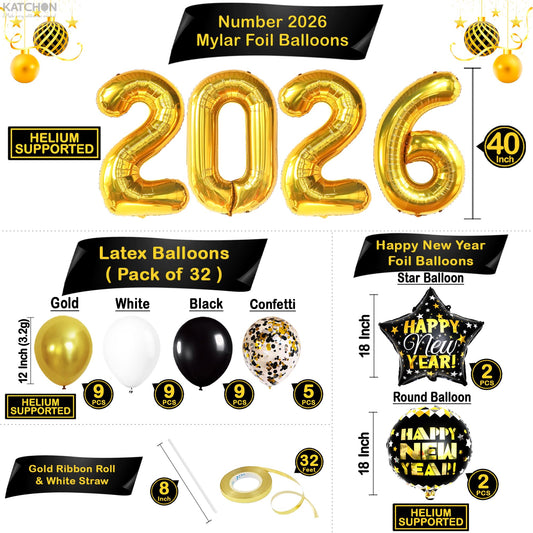 KatchOn 40-inch 2026 numbers create a bold countdown centerpiece.