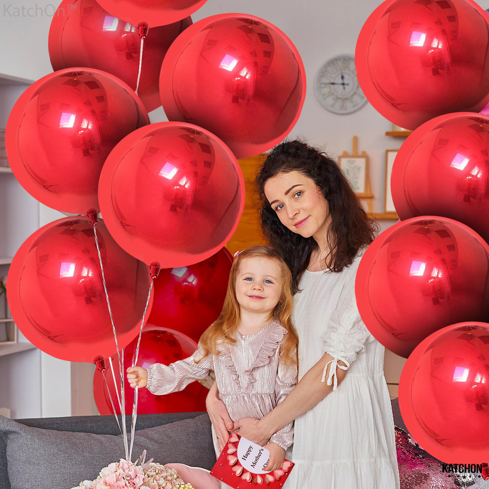 KatchOn carnival red balloon versatile foil accent for themes and photos