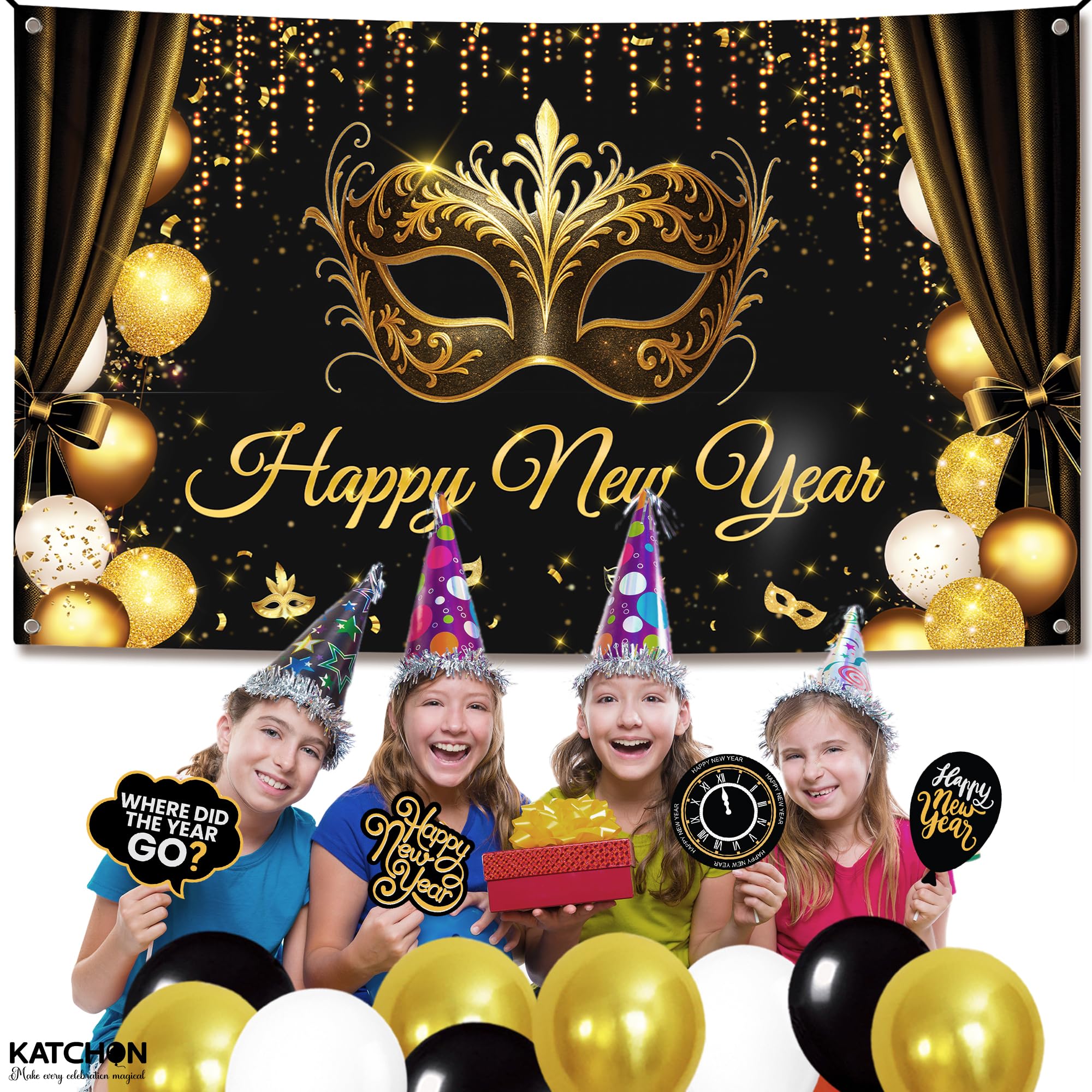 KatchOn pairs with balloons, lights, and streamers to elevate decor.