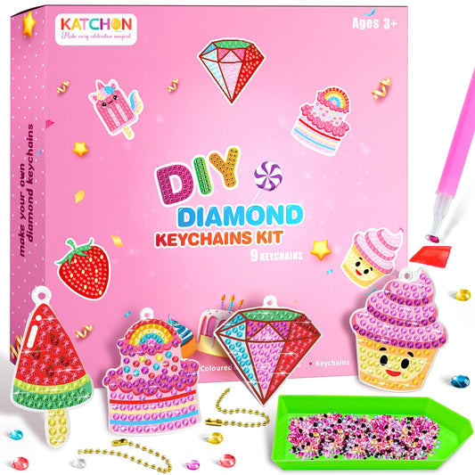 KatchOn Diamond Art Kids Kit box with vibrant designs, ideal for gifts and classroom activities