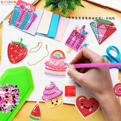 KatchOn 5D diamonds pack for kid-friendly sparkling art projects
