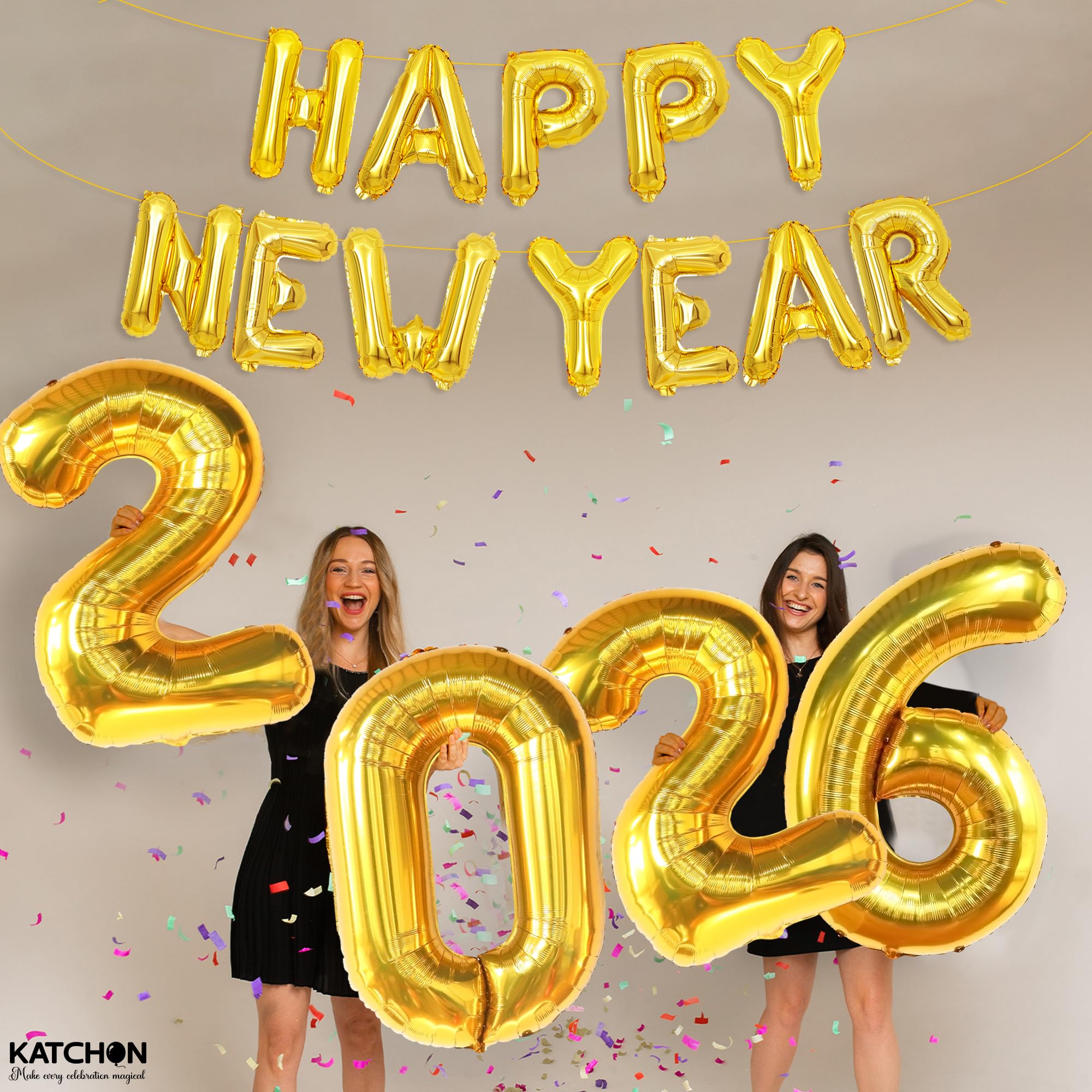KatchOn DIY-friendly NYE decor for easy hanging