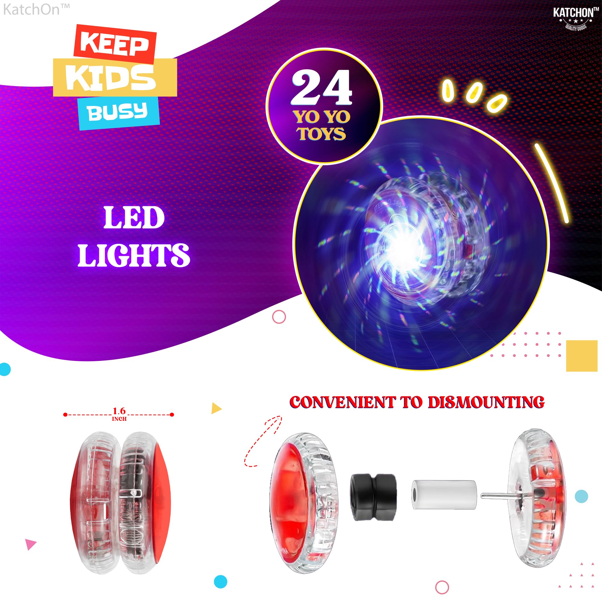 KatchOn durable plastic yoyo for long-lasting play and teen Easter gifts