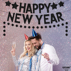 KatchOn durable reusable NYE banner designed for reuse next year