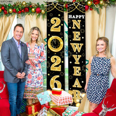 KatchOn elegant nye banner 2026 in black and gold shines.